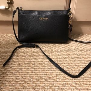 Calvin Klein Crossbody Bag w/ Heart Chains